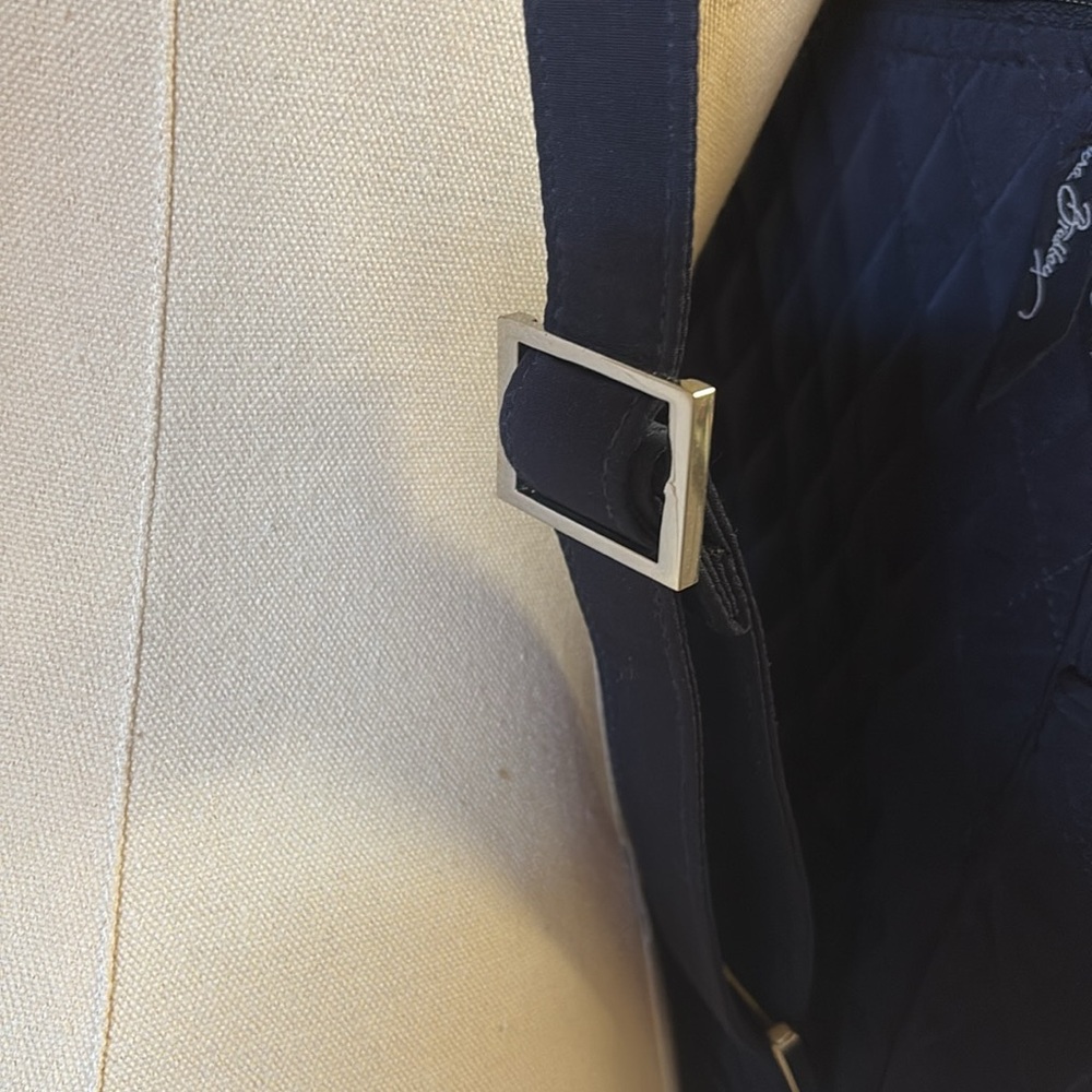 Vera Bradley Essential Compact Backpack Navy Blue - image 4